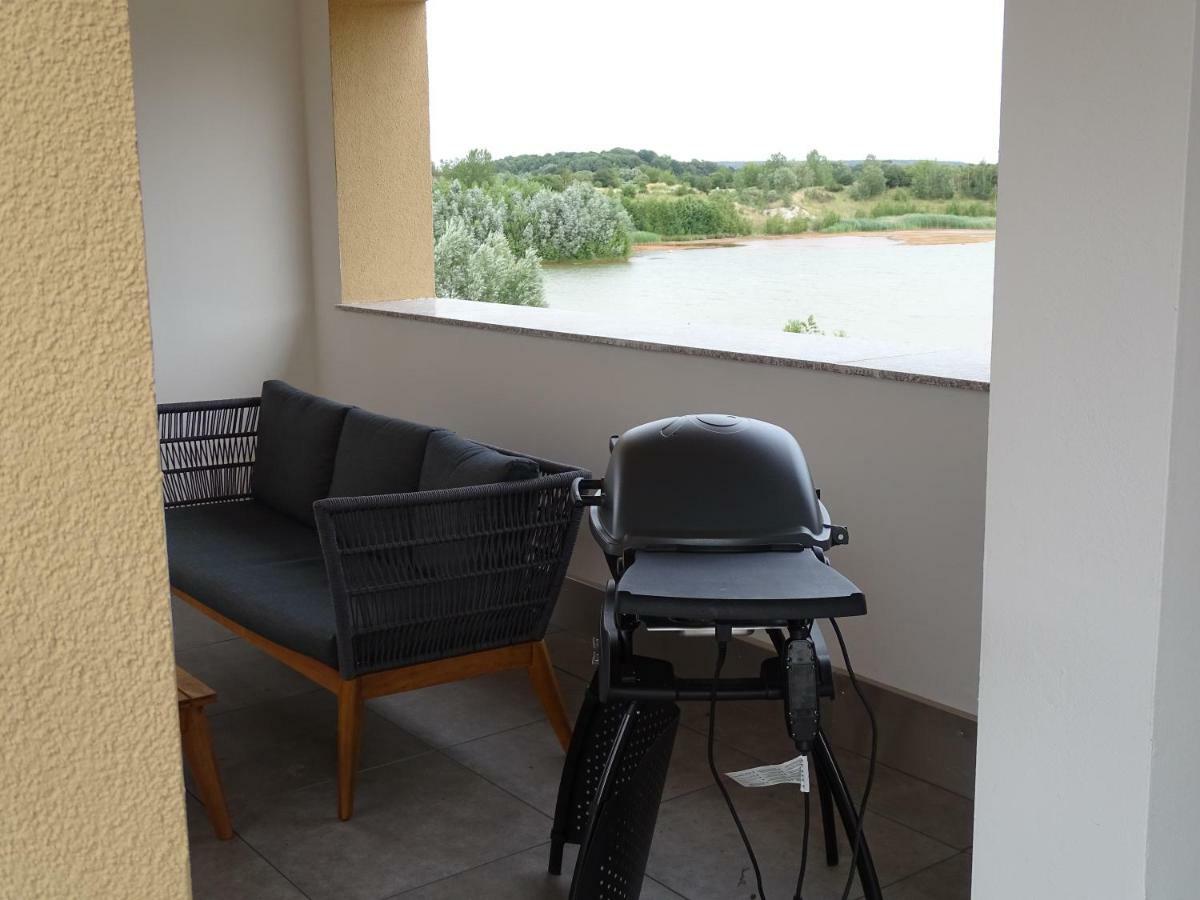 Feriendomizil Am Stoermthaler See, Lagovida, Leipziger Neuseenland, Grosspoesna, Privatstrand Ngoại thất bức ảnh