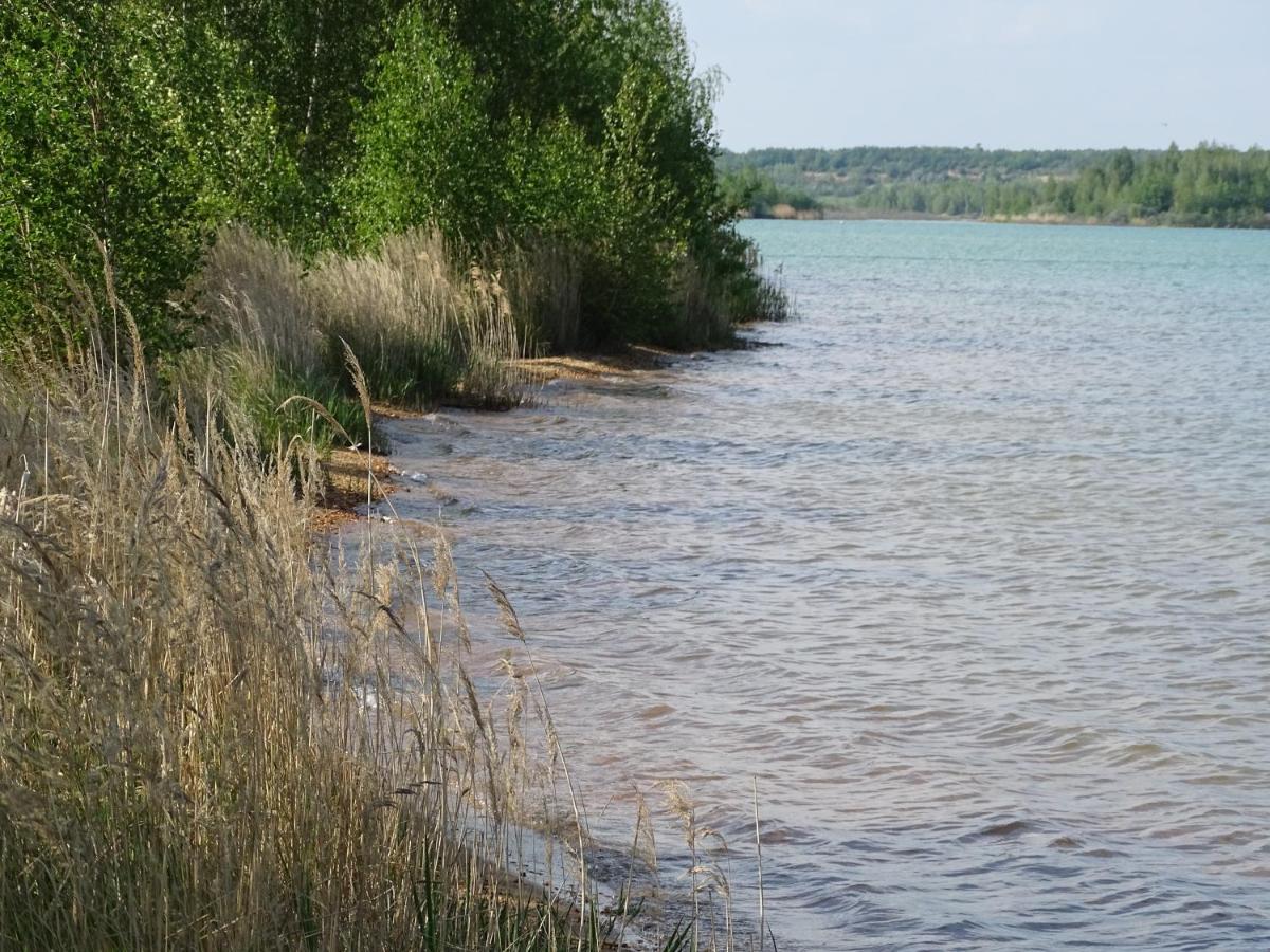 Feriendomizil Am Stoermthaler See, Lagovida, Leipziger Neuseenland, Grosspoesna, Privatstrand Ngoại thất bức ảnh