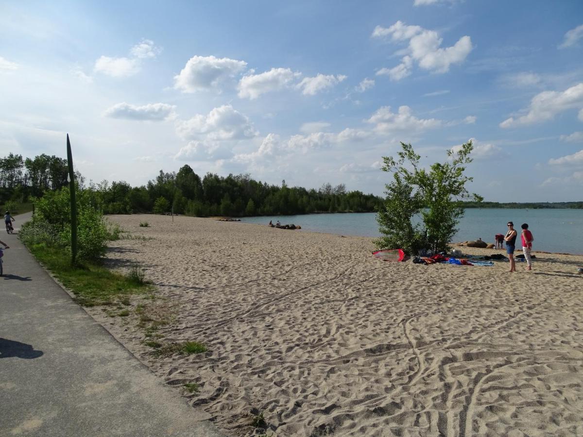 Feriendomizil Am Stoermthaler See, Lagovida, Leipziger Neuseenland, Grosspoesna, Privatstrand Ngoại thất bức ảnh